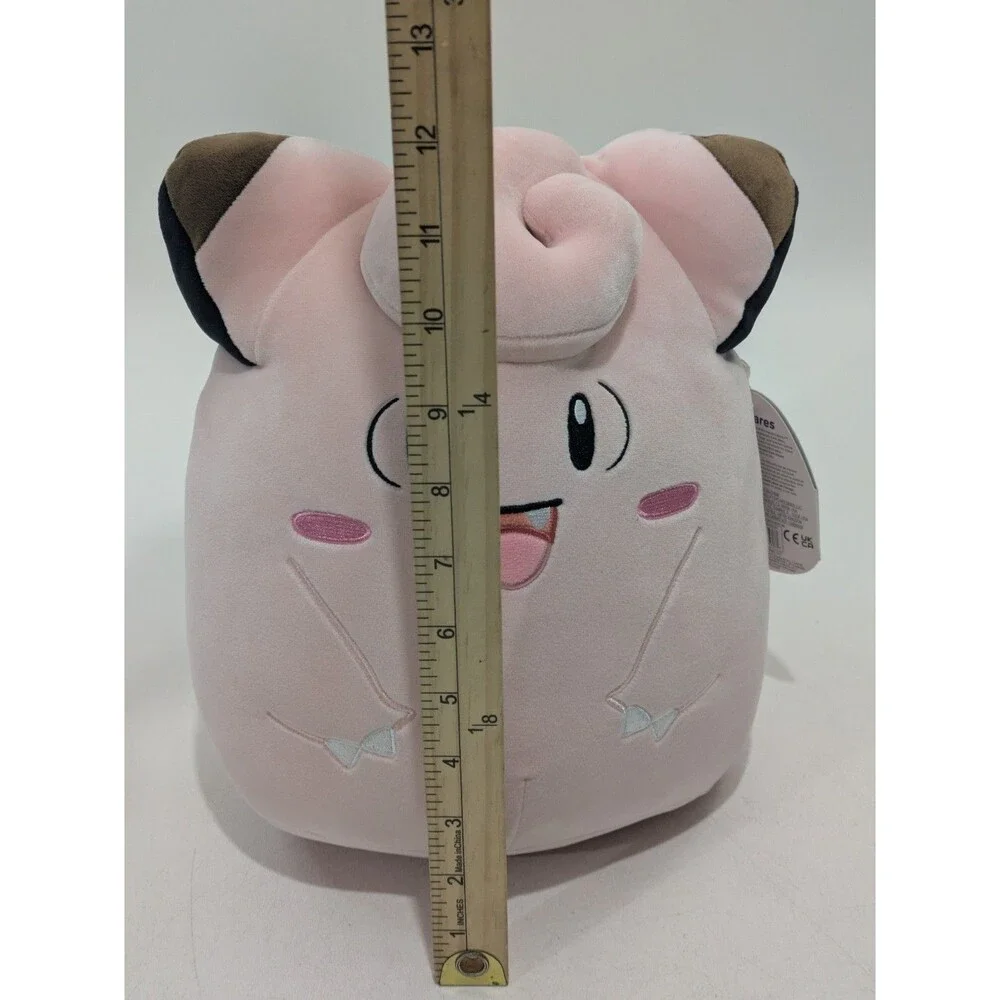 Pokemon Clefairy Squishmallows Plush Soft‎ Stuffed Toy w Tag 12–14 in